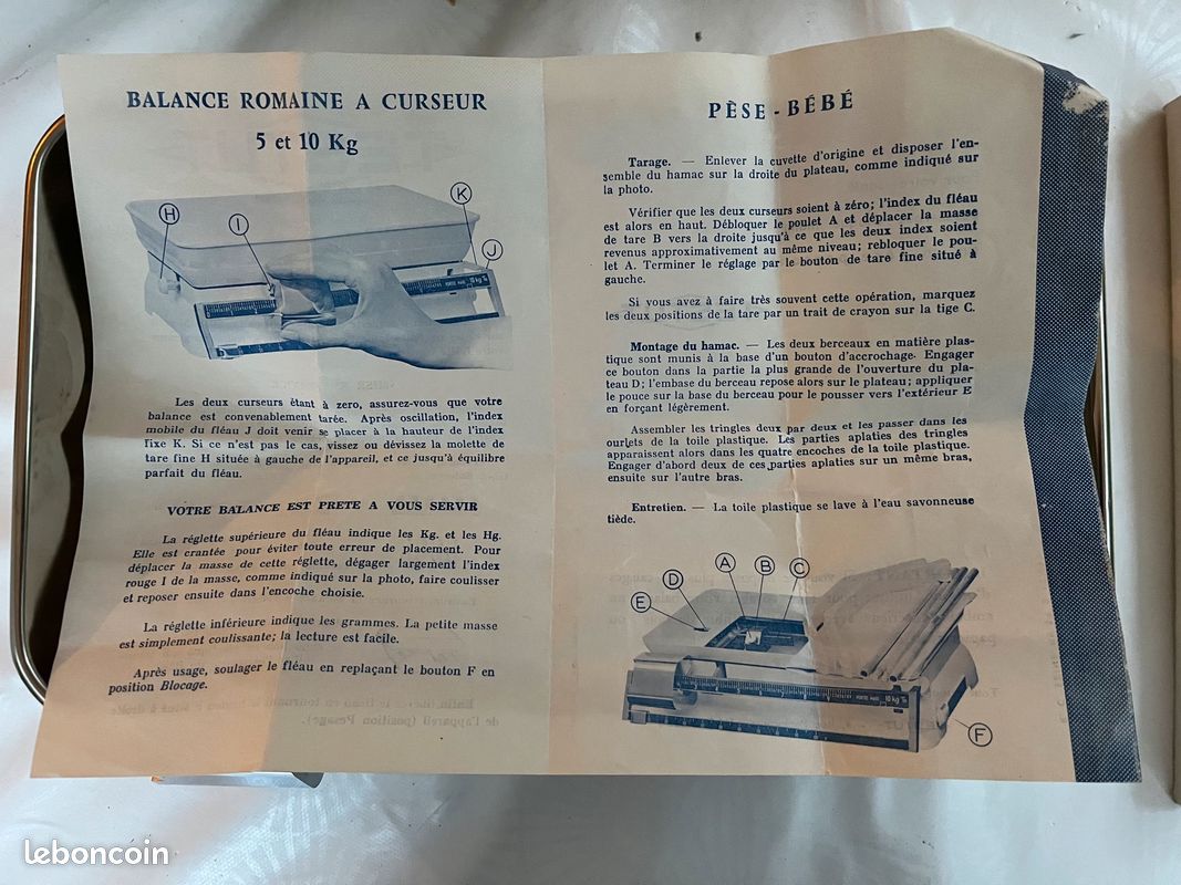 Pèse-bébé - Balance Electronique avec Plateau Multifonction