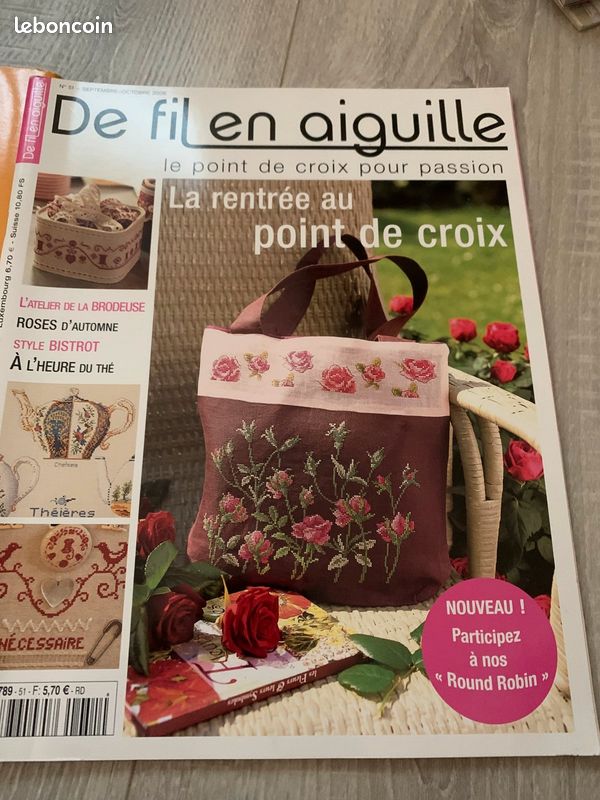 Lot dé 2magazines broderie (image 6)
