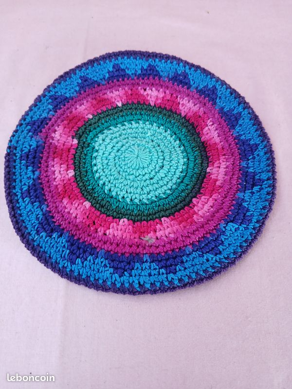 Béret enfant multicolore (image 1)