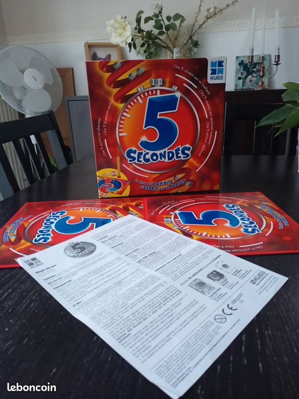 Jeu de rapidité 5 secondes Méga bleu (image 1)