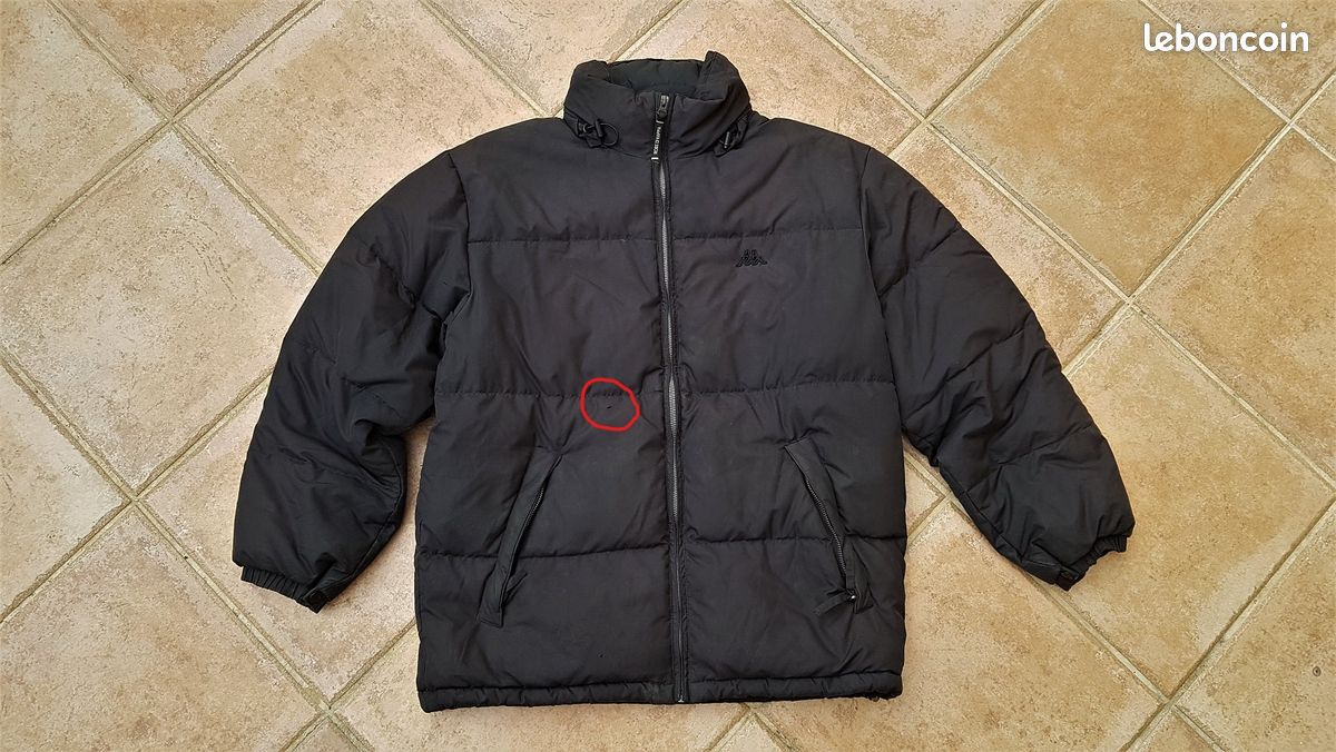 Doudoune noire Kappa - Taille XXL (image 4)