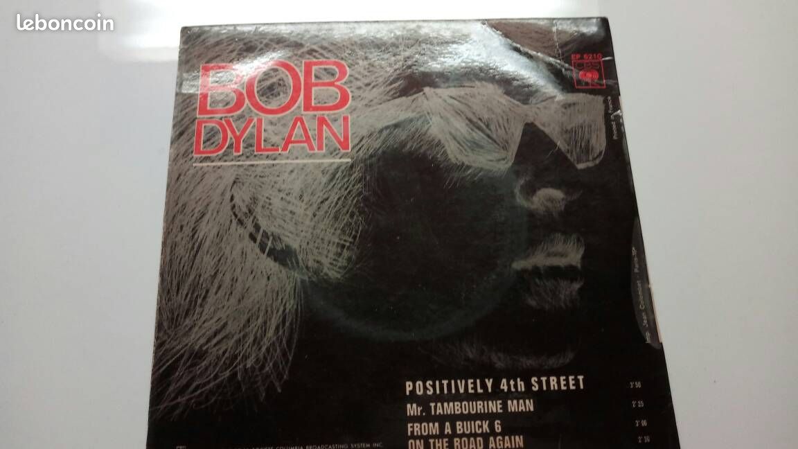 Disque 45 tour bob dylan.4 titres (image 2)