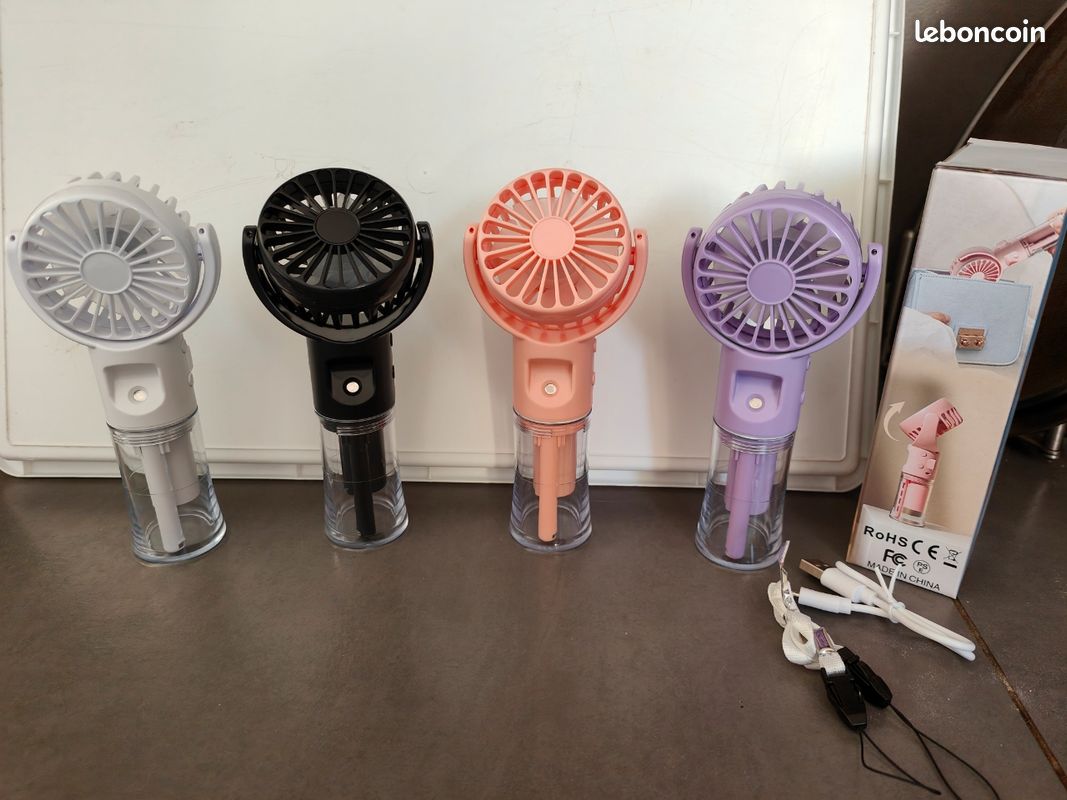 2 mini ventilateurs / brumisateur (image 1)