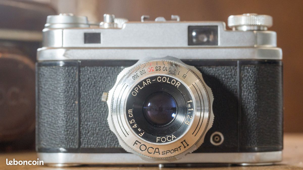 FOCA sport II oplar-color 45mm f2,8 avec rare pare-soleil