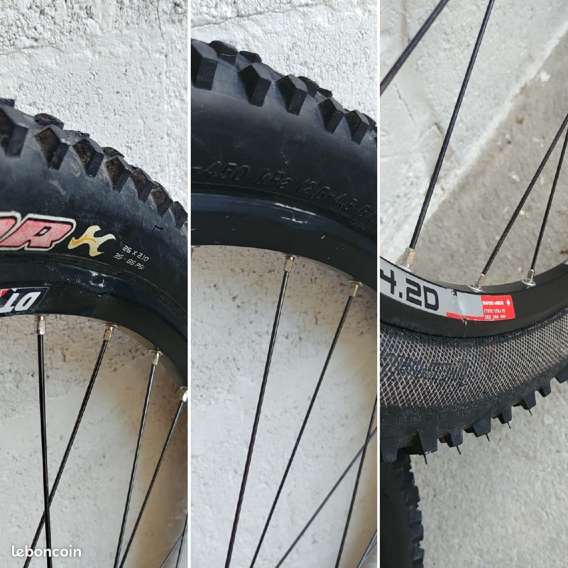Roues Hope Hoops 26 pouces Pro 2 + pneus + pièces maintenance (image 8)