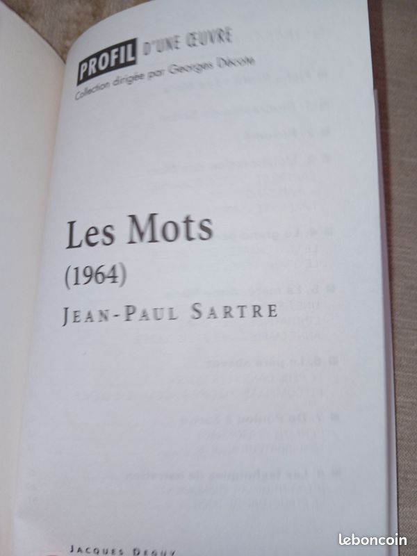 Les mots JPSartre (image 2)