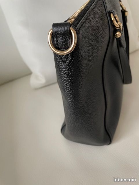 Superbe sac à main COACH en cuir noir (image 2)