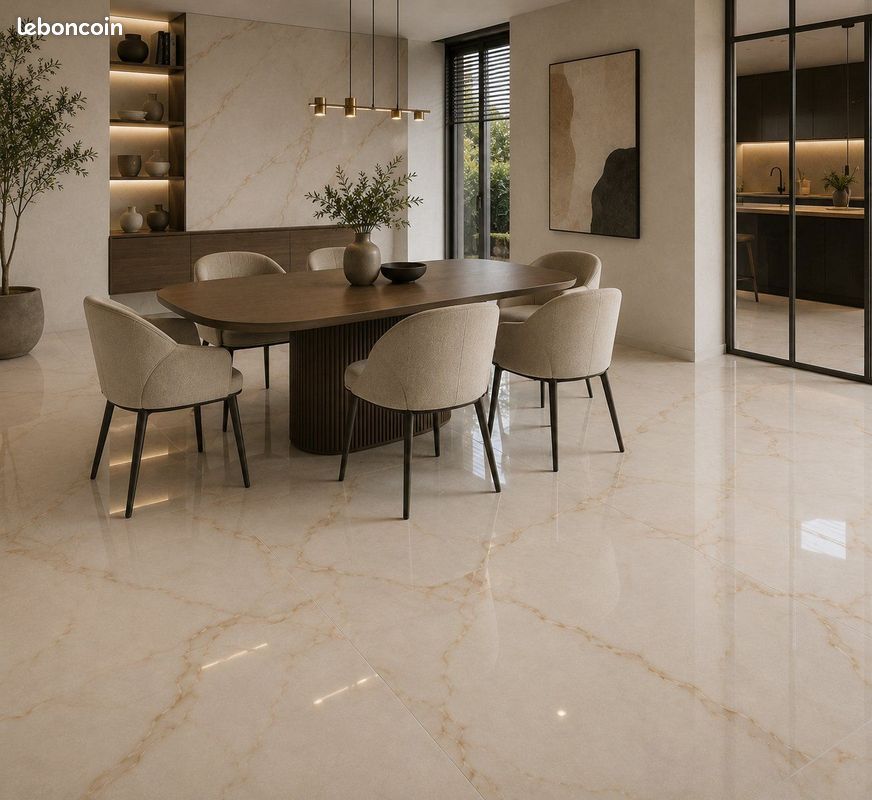 🔥 CARRELAGE UNIK CREAM 120x120 🔥⁬⁫‍⁠⁬⁭⁪⁠⁭⁫⁪‍‍⁪⁫‍⁠⁠⁫⁮⁬‌⁮‌‍‍⁬⁮‌⁫ (image 1)