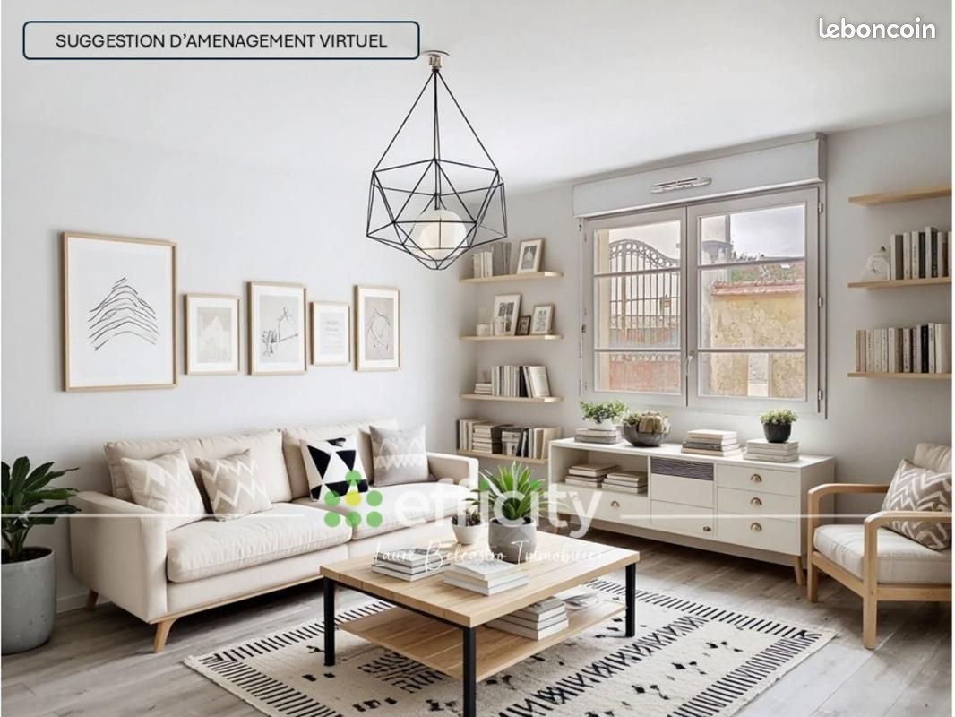 Appartement 3 pièces 56 m²