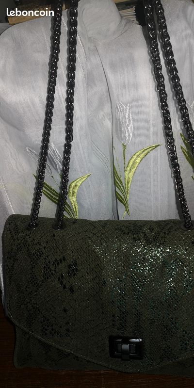 Sac à main neuf python + emballage achat d'origine (image 8)