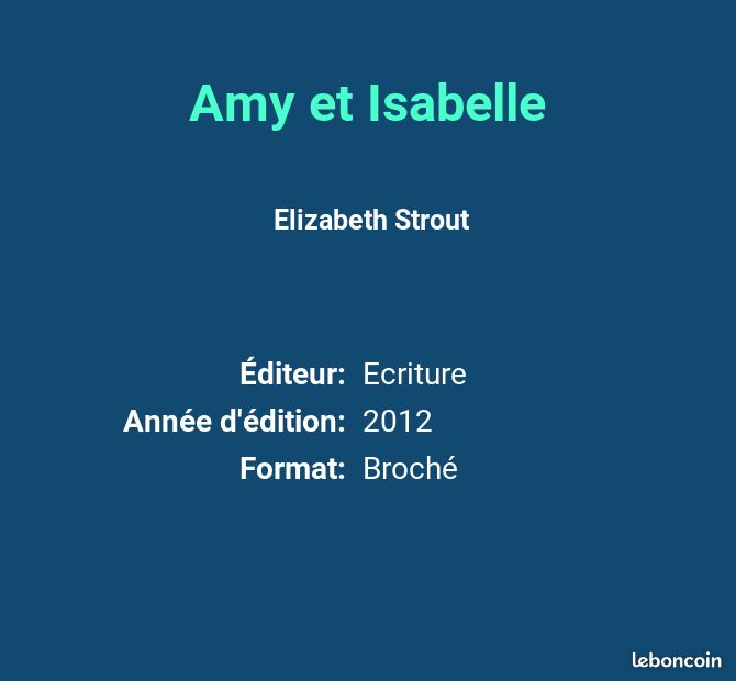 Amy et Isabelle - Elizabeth Strout (image 2)