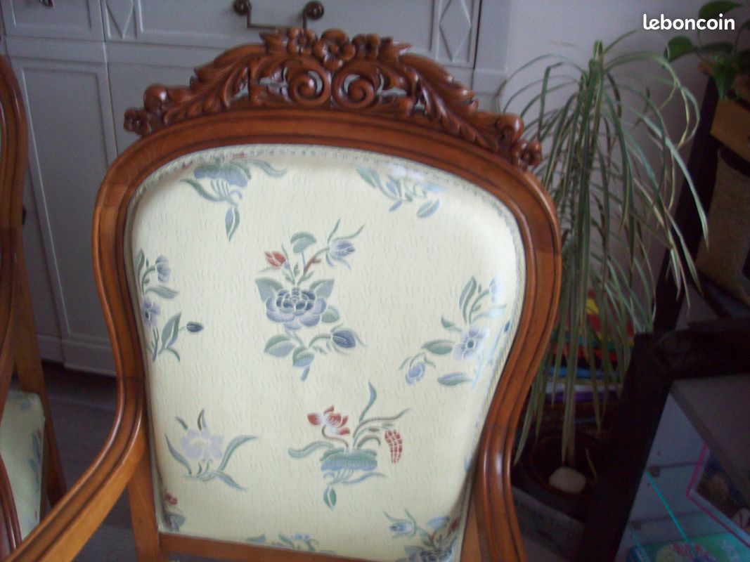 Paire FAUTEUILS Napoléon III (image 2)