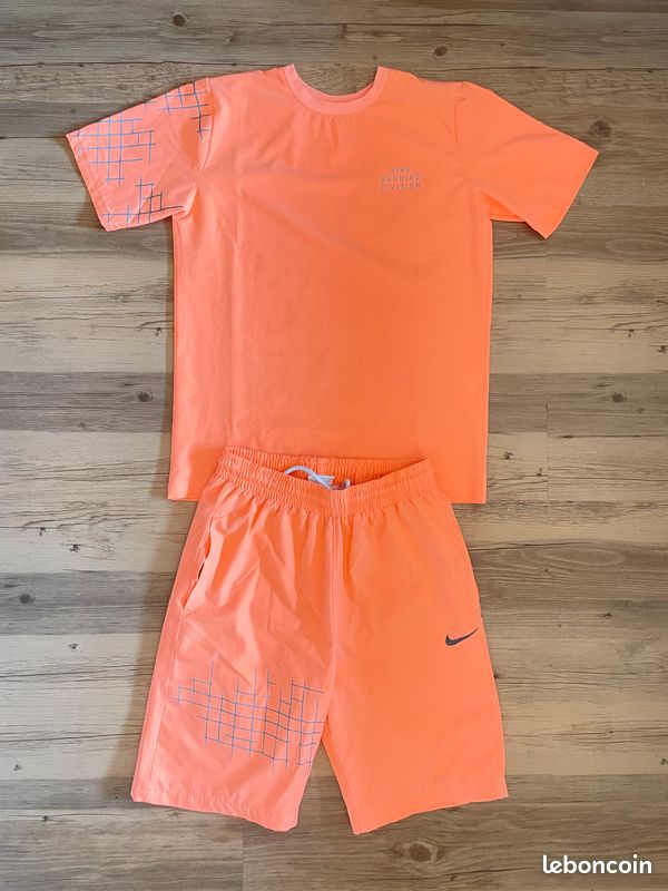 Ensemble étéNike Running orange fluo Vêtements