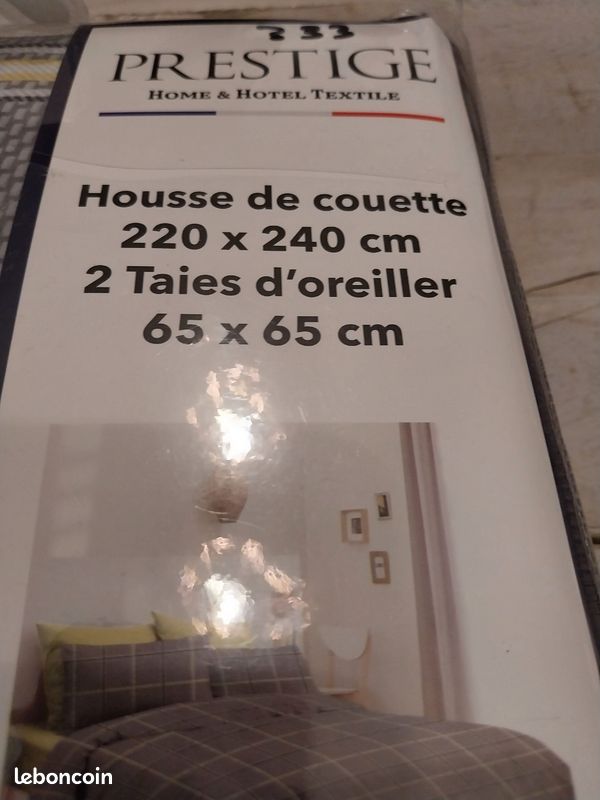 Parure de lit 2 personnes 220 x 240 Prestige Parure de lit 2 personnes 220 x 240 Prestige (image 4)