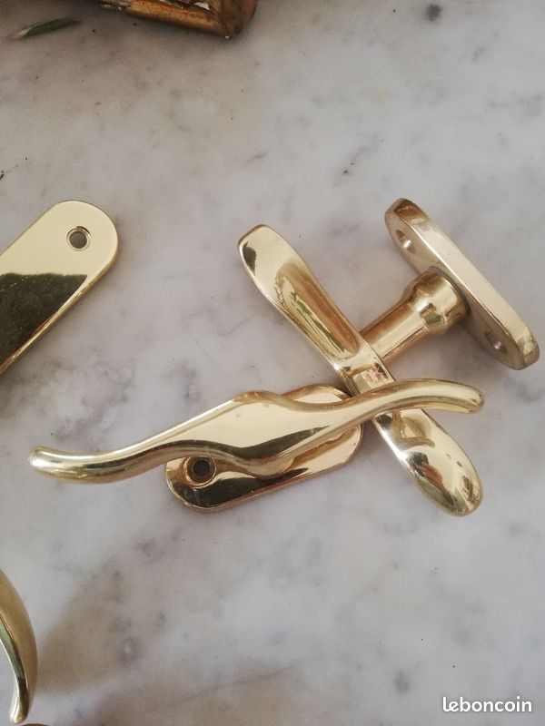Poignées de porte cuivre (image 3)