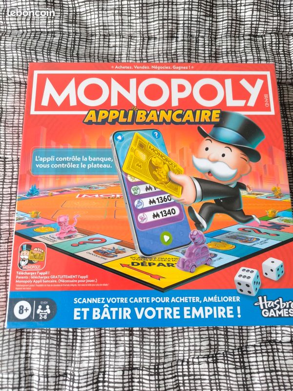 Monopoly Appli Bancaire, Jeu De Plateau Avec Appli Pour Appareil Type Smartphone Des 8 Ans 493195 Monopoly Appli Bancaire, Jeu De Plateau Avec Appli Pour Appareil Type Smartphone Des 8 Ans 493195