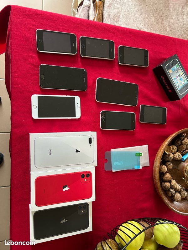 Boîte Vide IPhone Apple - Blanc - Pour Collection Ou Rangement