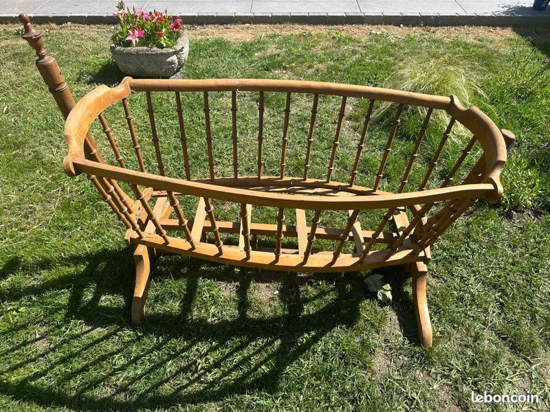 Berceau bois année 1950 (image 3)