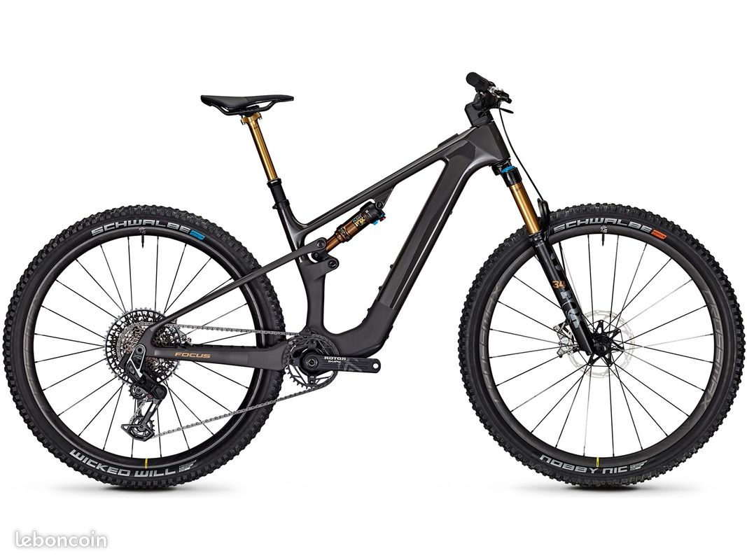 VTTAE en carbone Focus Vam² SL 9.0 29" 430wh 12v carbon raw matt/glossy 2025 Couleur - Carbone, Tai (image 1)