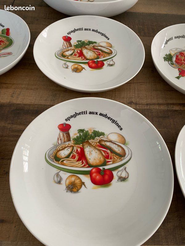 Assiettes Creuses Carrées En Verre Opale - Lot De 6, 23x23 Cm, Design Victionary, Micro-ondes Et Lave-vaisselle Safe