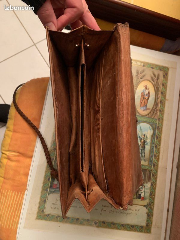 Sac pochette vintage en peau de serpent (image 3)