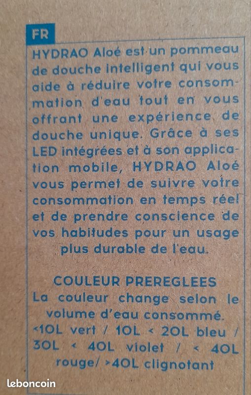 Pommeau de douche connecté Hydrao (image 2)