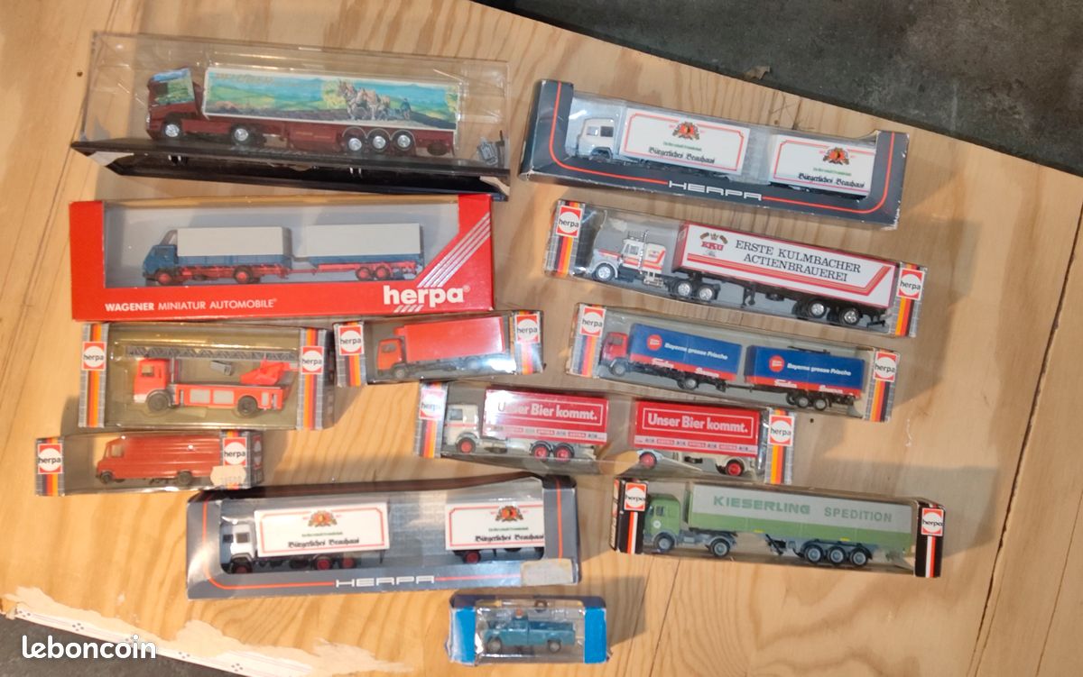 Herpa HO Camion Knie Märklin Roco (Neuf avec emballage d'origine) à