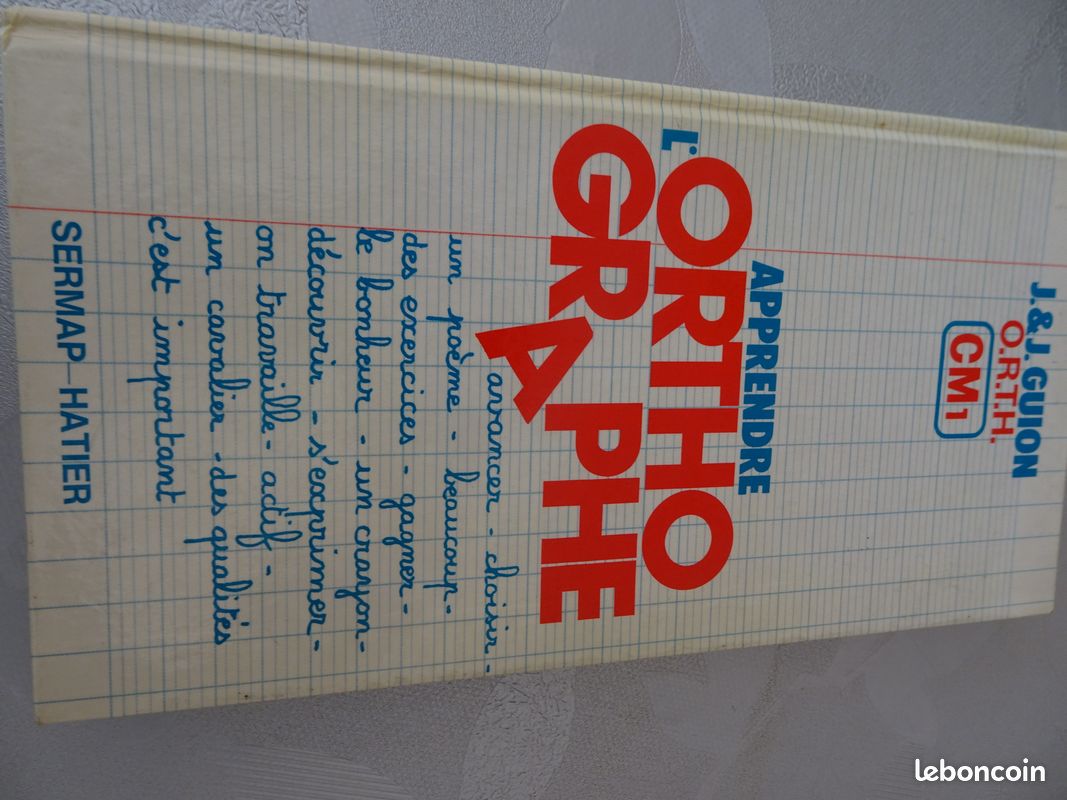 Apprendre l'orthographe CM1 (image 1)