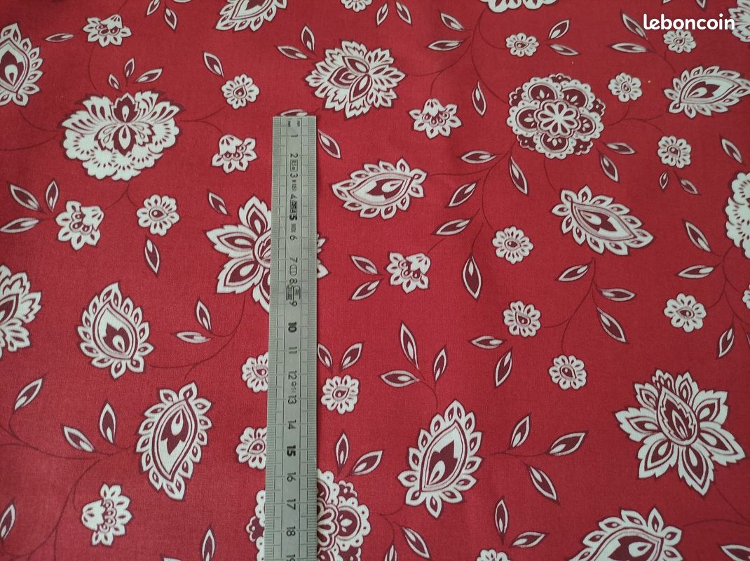 Lot de 2 coupons de tissu provençal (image 10)
