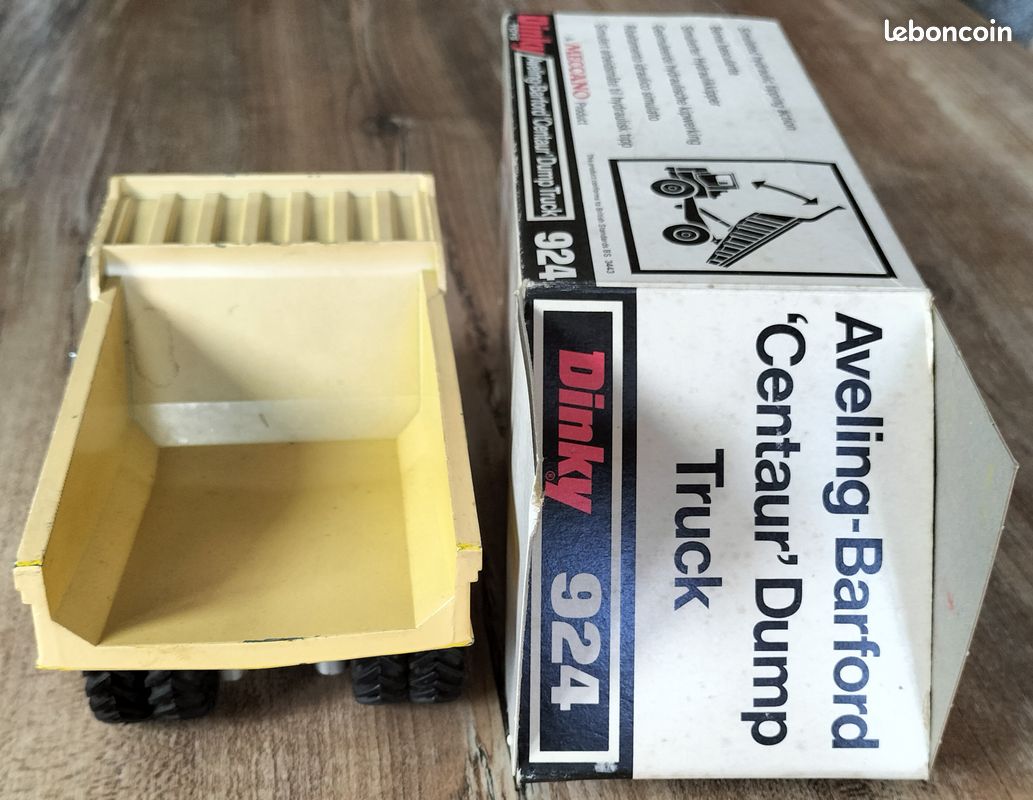 Dinky Toys GB N°924 – Camion Aveling-Barford Centaur Dump Truck – Échelle 1/43 – En Boîte