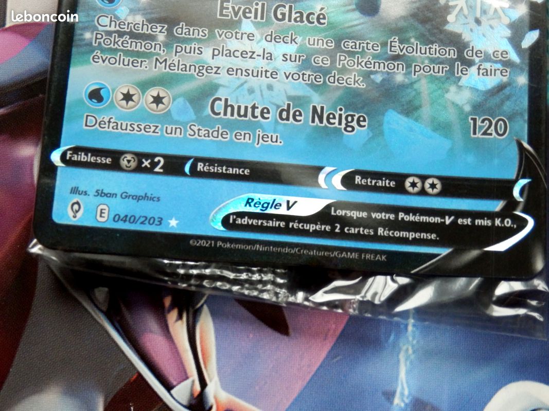 Carte Pokemon GIVRALI V 040/203 V Ultra Rare EB07 scellé PCA10 (image 3)