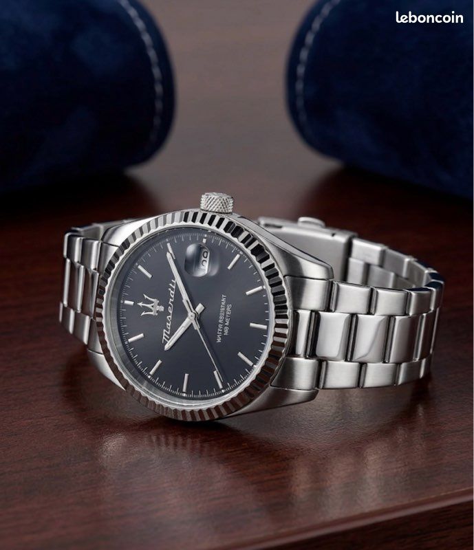 Montre Maserati — Cadran Noir & Acier Argenté (image 2)