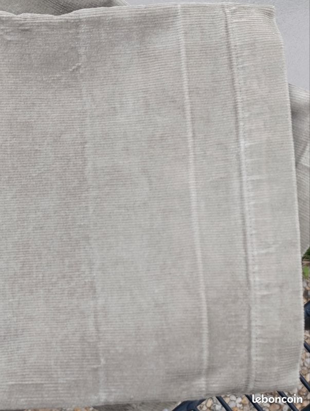 Pantalon droit en velours côtelé Aigle – Couleur Grège / Beige Taupe (image 10)