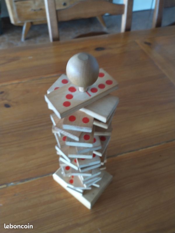 Jeu de dominos en bois (image 2)