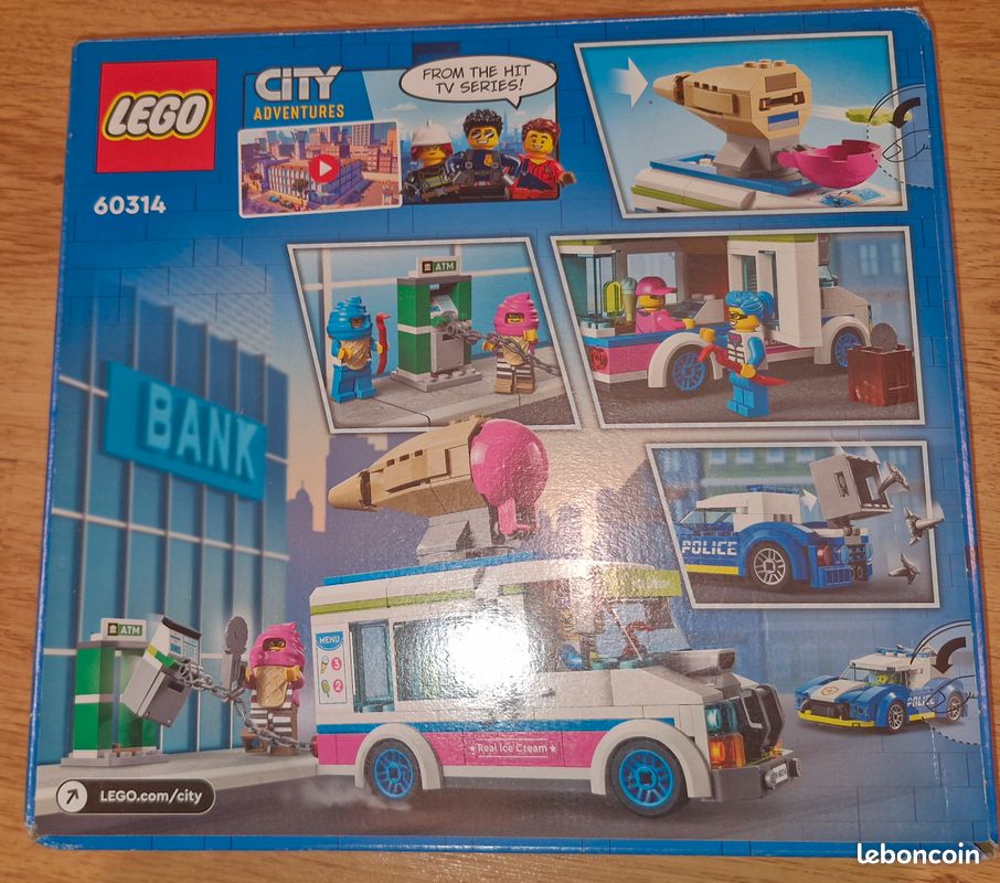 LEGO 60314 City La Course-Poursuite du Camion de Glaces (image 3)