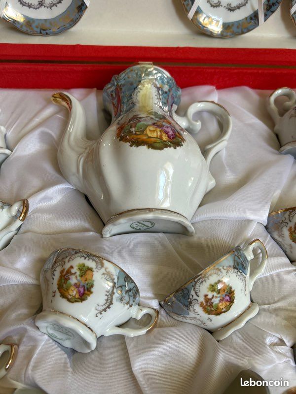 Service à café porcelaine ancienne (image 2)