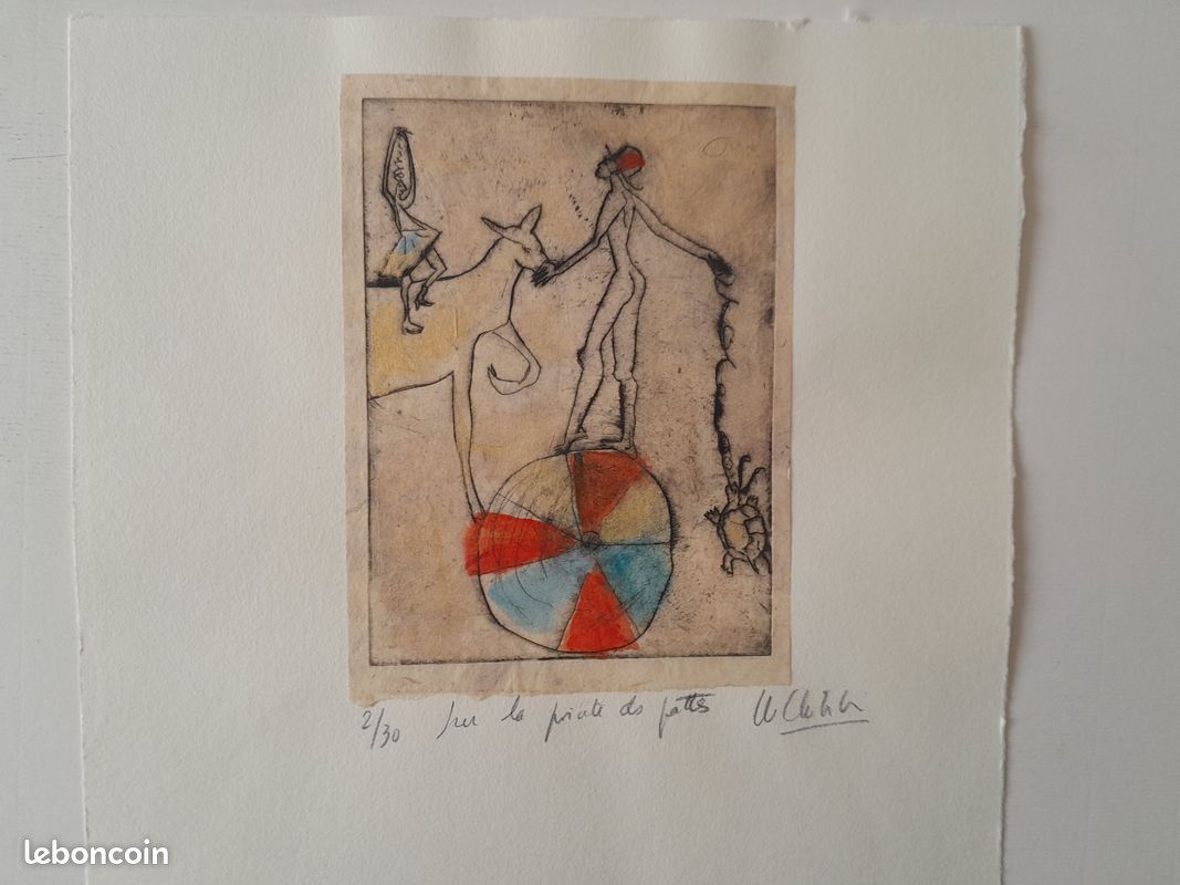 2 gravures signées au crayon par Claire Le Chatelier (image 8)