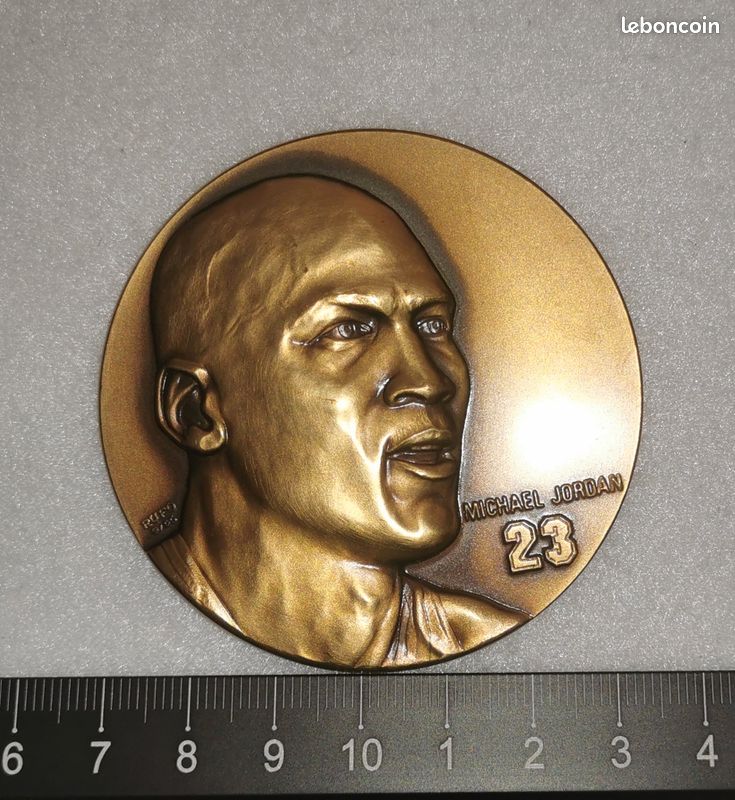 🏀 Médaille commémorative Michael Jordan Chicago Bulls 1996 🏀 (image 5)