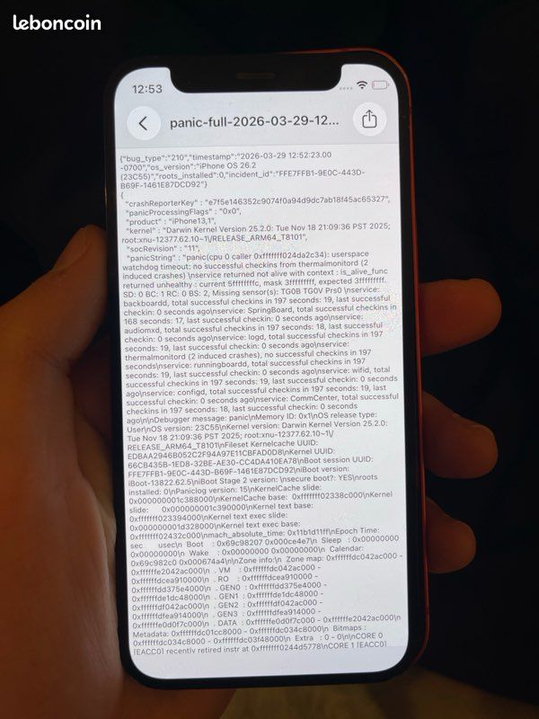 Déverrouiller la carte mère pour iPhone 12 Mini 64G 128G