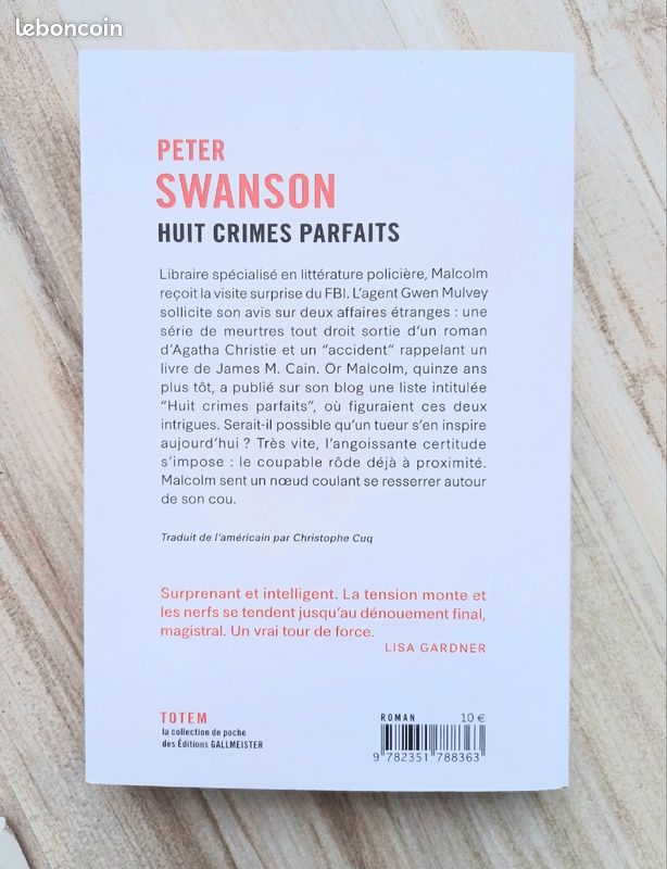 Peter Swanson - Huit crimes parfaits (image 2)