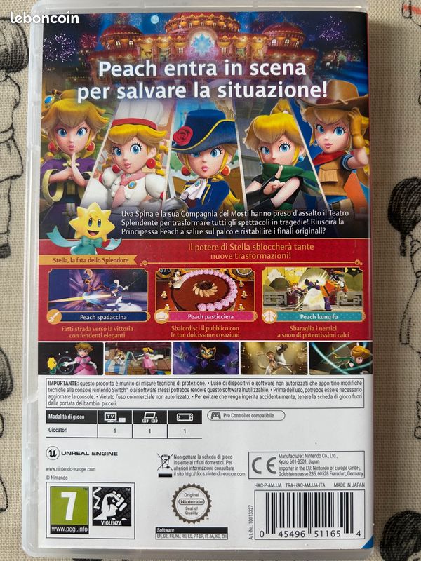 Princess Peach Showtime Nintendo (image 2)