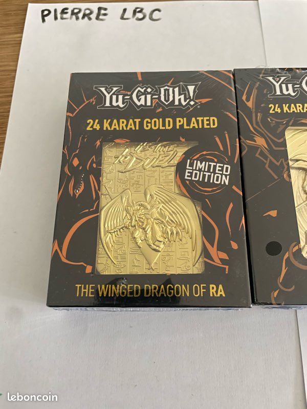Yu Gi Oh 24 Karat gold plated | dition limite 5000 dans le monde -  Collection