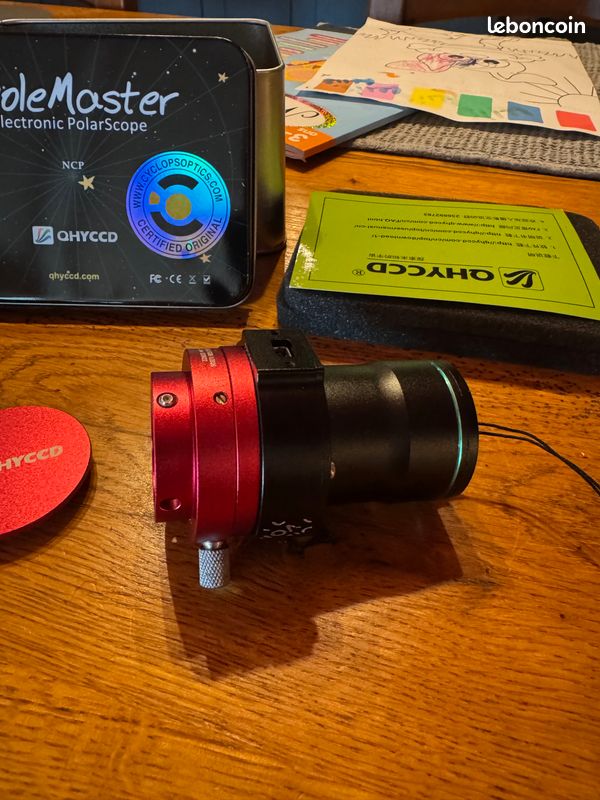 QHYCCD PoleMaster + Adaptateur Universel + Adaptateur CGEM, EQ6, EQ5, etc... (image 2)