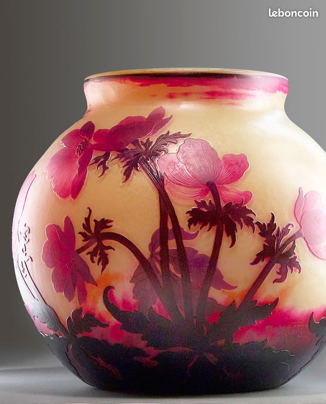 MULLER FRÈRES - vase - ART DÉCO NOUVEAU (image 2)