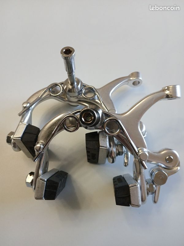 Étriers De Frein GALLI Vintage Pour Vélo De Route - Italie - Couleur Argent - Occasion Avec Marques D'usage
