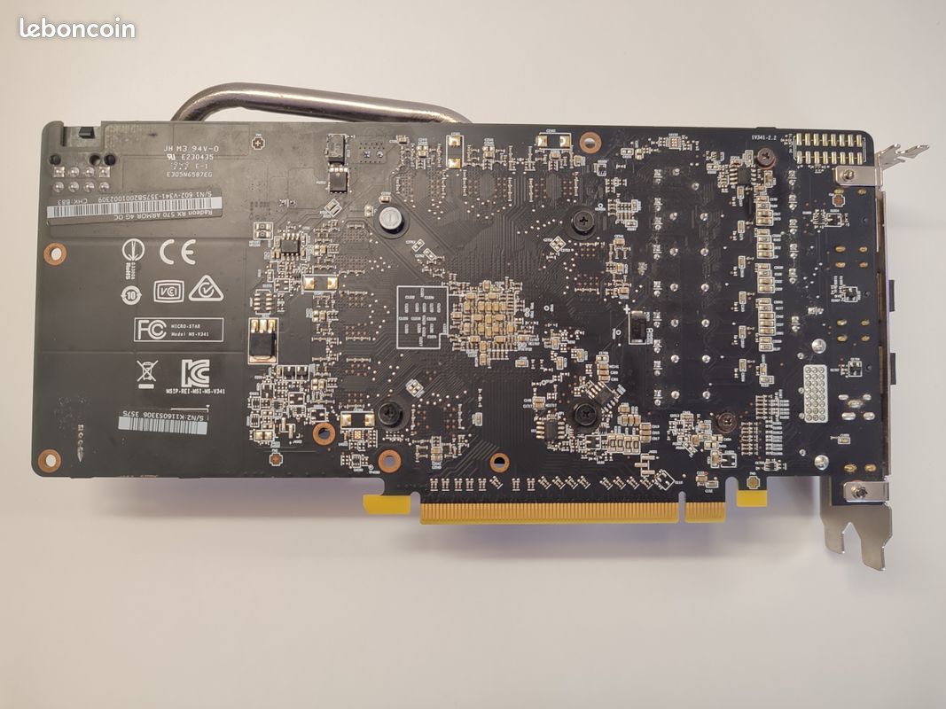 MSI Radeon RX 570 Armor 4G Oc (image 3)