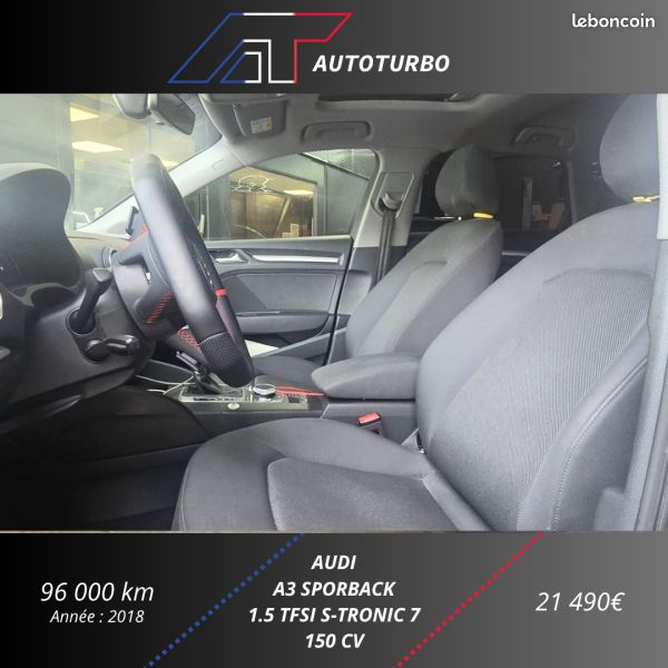 Audi A3 SPORTBACK 1.5 TFSI 150CH S TRONIC 7 (image 9)