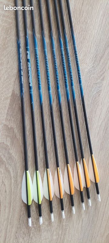 Pack De 6 Flèches Carbone LithoSPHERE Noires - Spine 1300, 24 Pouces