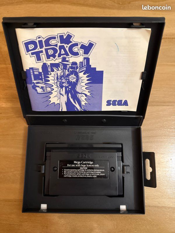 DICK TRACY - Jeu original Sega Master System - occasion - sans notice - Jeux vidéo