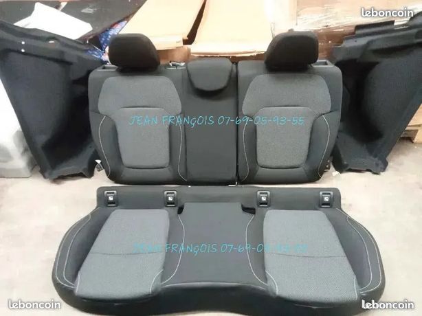 Beside_Auto Noir Banquette arrière Poignée – 2 pcs